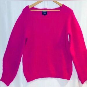 Pristine Vintage Mohair/Wool Sweater -- Oversized Medium -- Made in Italy